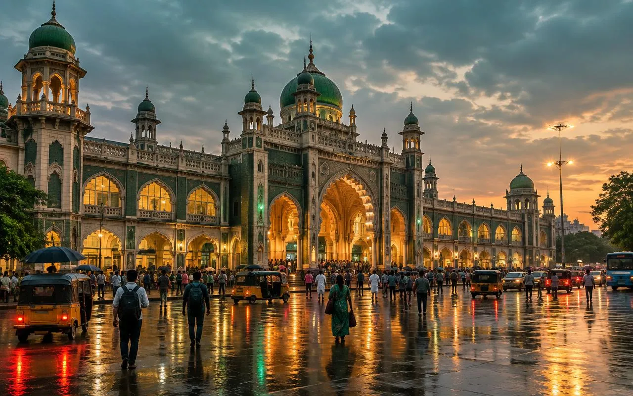 Illustrative view of Nampally, Hyderabad