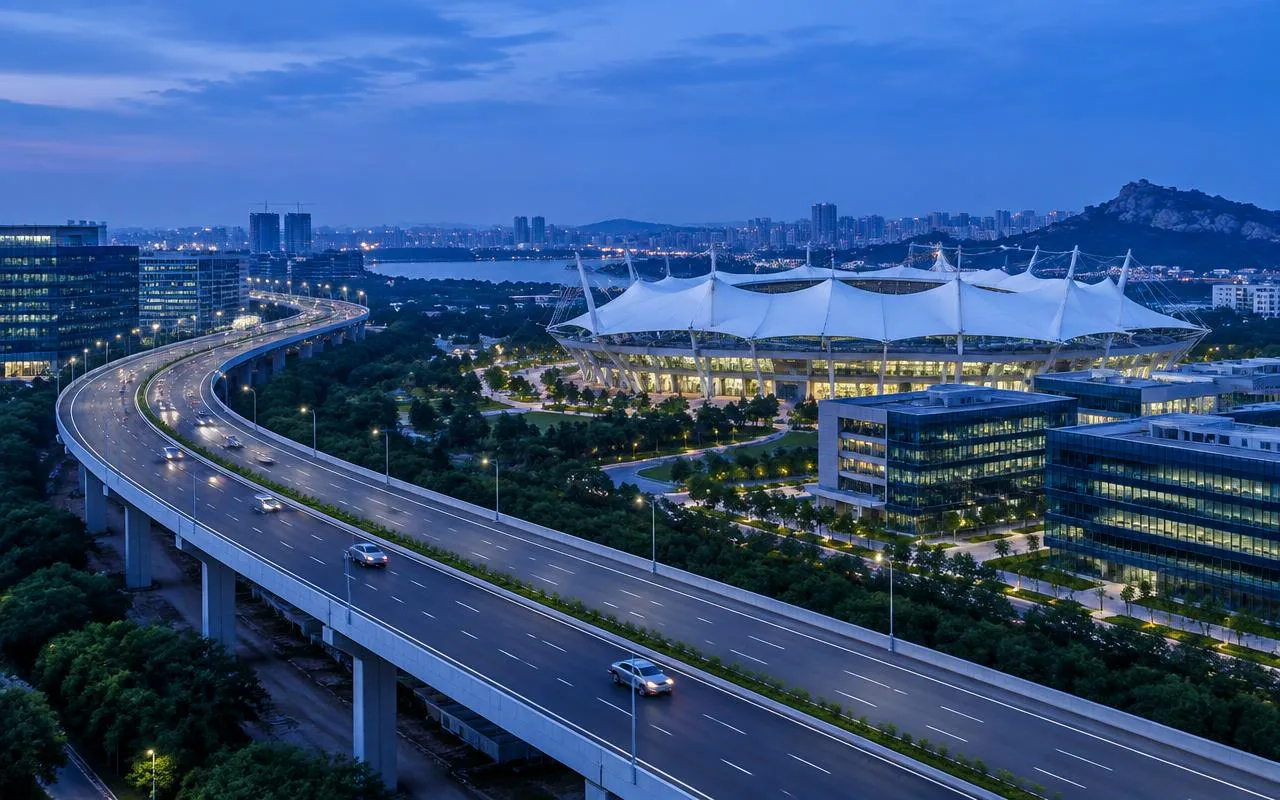 Illustrative view of Gachibowli, Hyderabad