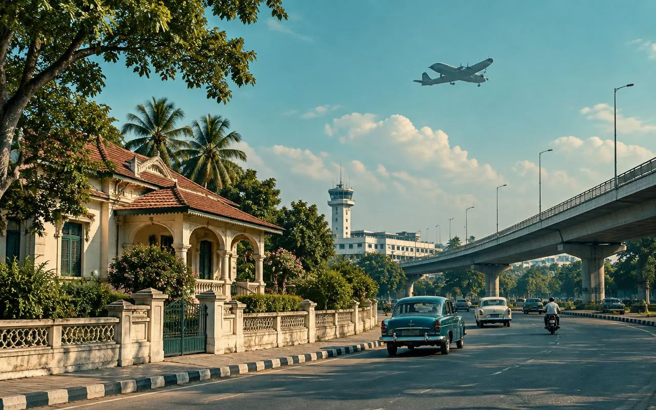 Illustrative view of Begumpet, Hyderabad